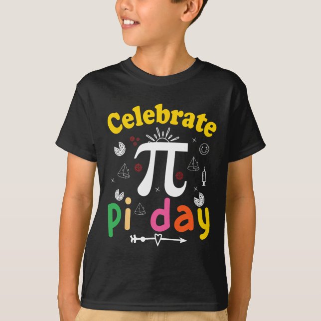 Camiseta Pi Math Science Stem Gift 3,14 Pi Dia 1 (Frente)