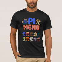 Camiseta Pi Menu – Camisa engraçada de matemática