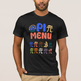Camiseta Pi Menu – Camisa engraçada de matemática