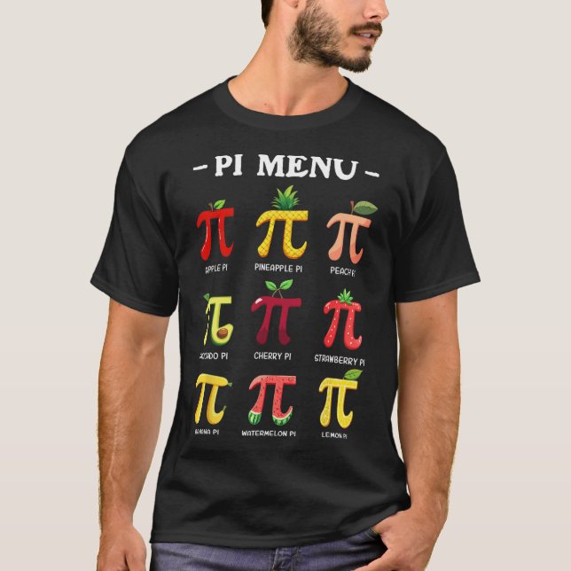Camiseta Pi Menu Pi Dia 3 (Frente)