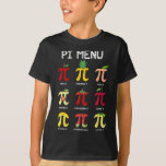 Camiseta Pi Menu Pie Math Day Mathematic Professor Pi S<br><div class="desc">Pi Menu Pie Math Day Mathematics Math Teacher Pi - Símbolo Pi</div>