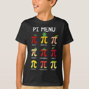 Camiseta Pi Menu Pie Math Day Mathematic Professor Pi S
