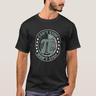 Camiseta Pi não vai parar o Clube de Matemática Pi Day