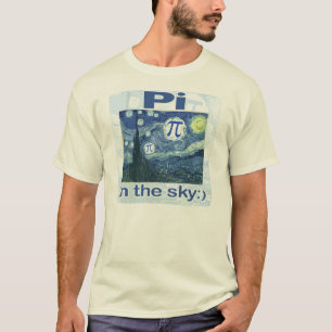 Camiseta Pi no céu por estúdios de Mudge