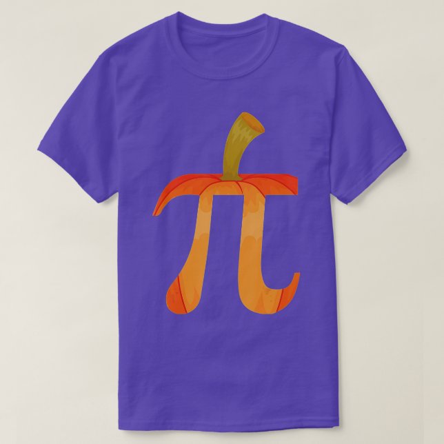 Camiseta Pi Pumpkin Pie Math Dia de as Bruxas engraçado Pi  (Frente do Design)