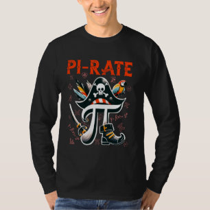 Camiseta Pi-rate Engraçado Matemática piada humor trocadilh