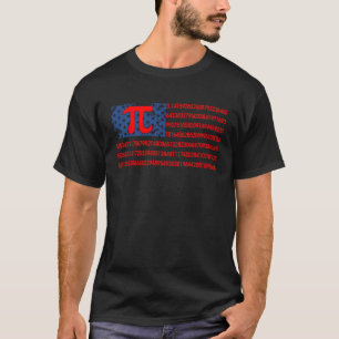 Camiseta Pi - Símbolo De Números De Pi - Americano Flag 3 1