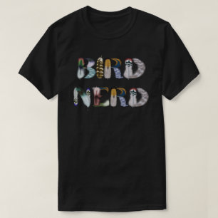 Camiseta Pia batismal da pena: Nerd do pássaro