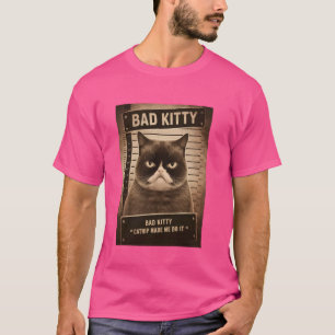 Camiseta Pia Fotográfica de Gatinho travessa me fez fazer i