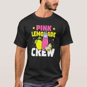 Camiseta Pia-limonada-rosa Tripulação Limão-suco