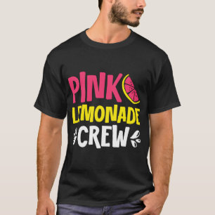 Camiseta Pia-limonada-rosa Tripulação Limão-suco