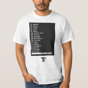 Camiseta Piada 55 Hambúrgueres 55 Batatas Fritas