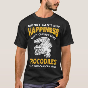 Camiseta Piada Crocodilo Que Diz Para O Manipulador