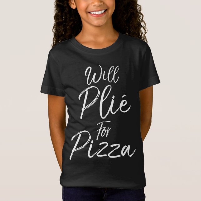 Camiseta Piada Custa De Cotação De Cotação De Balé Engraçad (Frente)