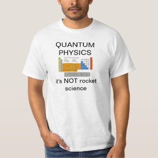 Camiseta piada da física de quantum