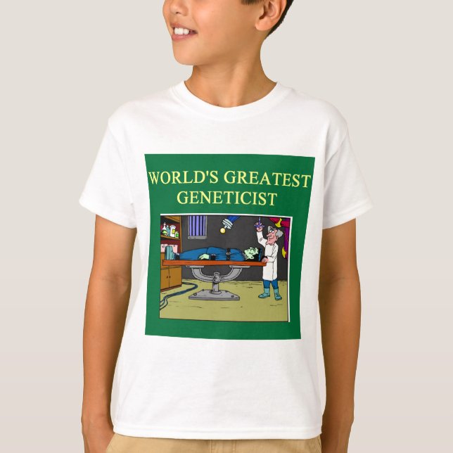 Camiseta piada da genética (Frente)