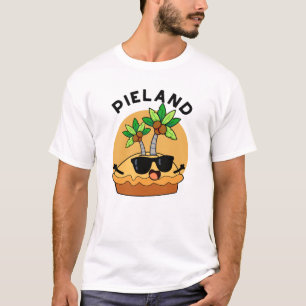 Camiseta Piada da Ilha Divertida da Terra de Torta 