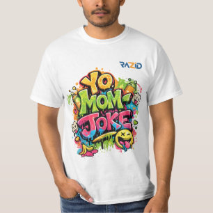 Camiseta Piada da Mãe – Design de Arte de Rua de Grafite Di