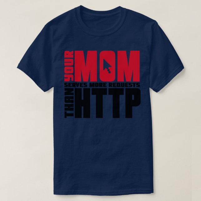 Camiseta Piada da mãe Http (Frente do Design)