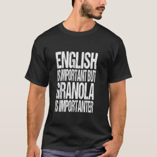 Camiseta Piada de Amante de Granola - Estilo de Vida Saudáv