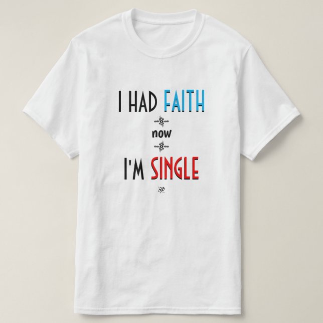 Camiseta Piada de ateísmo/agnóstico (Frente do Design)