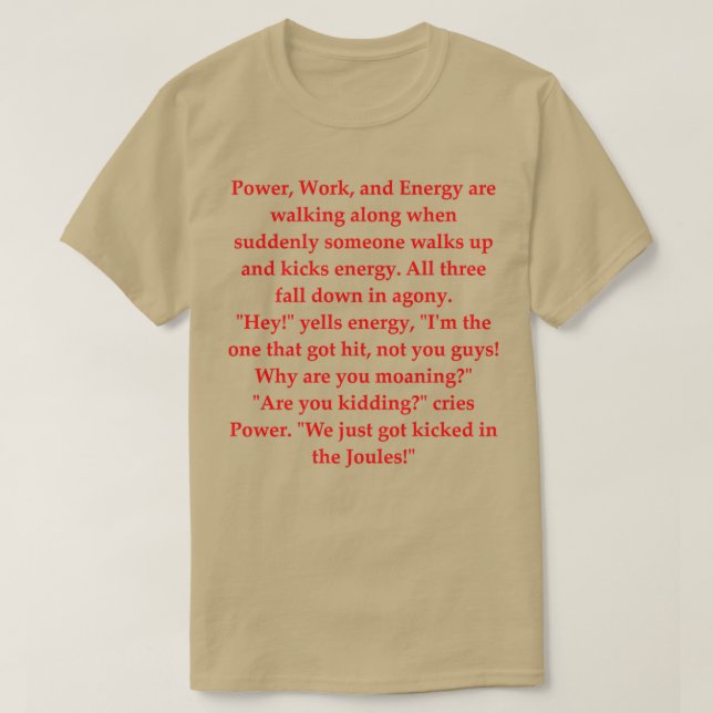 Camiseta Piada de ciência 22 (Frente do Design)