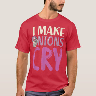 Camiseta Piada de culinária Chef Comida de Cebola Cozinhar