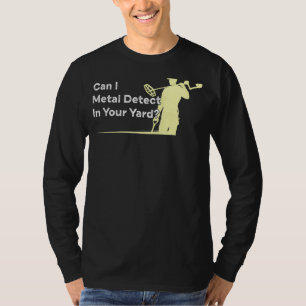 Camiseta Piada de Detector de Metais Humorísticos de Cotaçã