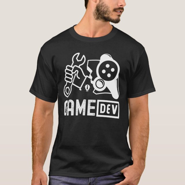CAMISETA PIADA DE DEV DE JOGOS- DESENVOLVEDOR DE JOGOS PIAD (Frente)