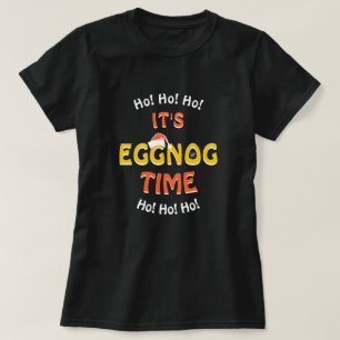 Camiseta piada de eggnog de férias