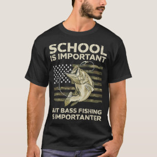 Camiseta Piada de Escola de Pesca de Robalo Engraçada
