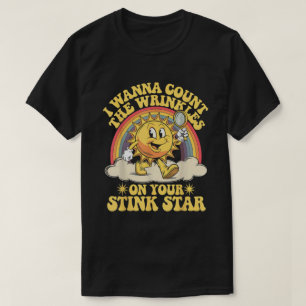 Camiseta Piada de estrelas com protetor solar engraçado