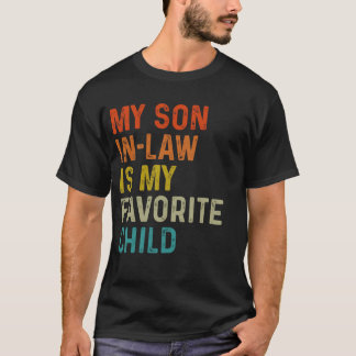 Camiseta Piada de Filho Favorito Genro Engraçado Família