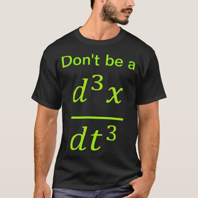Camiseta Piada de Física Cálculo  (Frente)
