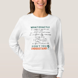 Camiseta Piada de fórmula física