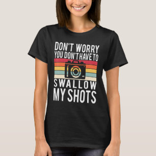 Camiseta Piada de Fotografia Ambígua Sugerente para Fotogra