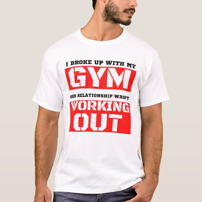 Camiseta Piada de ginástica engraçada (Frente)