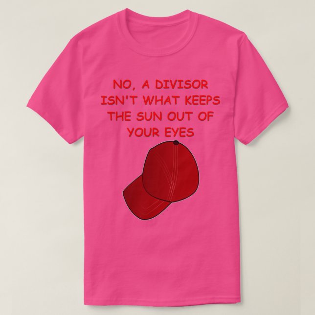 Camiseta Piada de matemática 18 (Frente do Design)