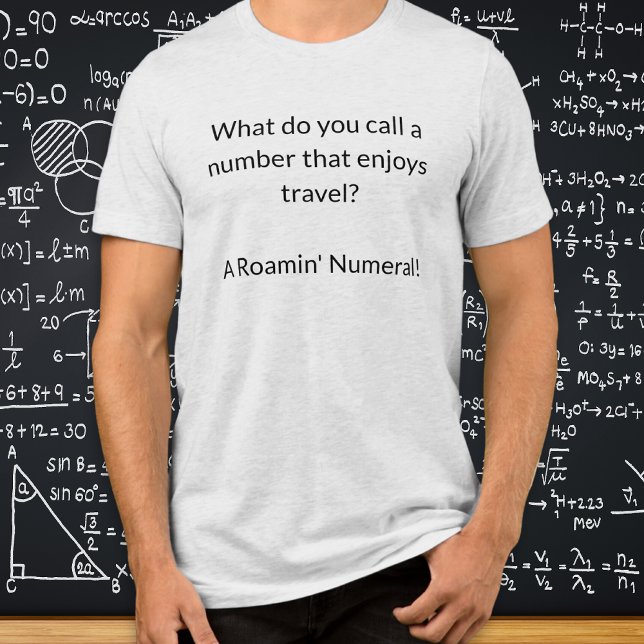 Camiseta Piada de Matemática Humor Matemática Piada Present (A t-shirt with funny math pun humor, ideal for mathematicians, math students and teachers)