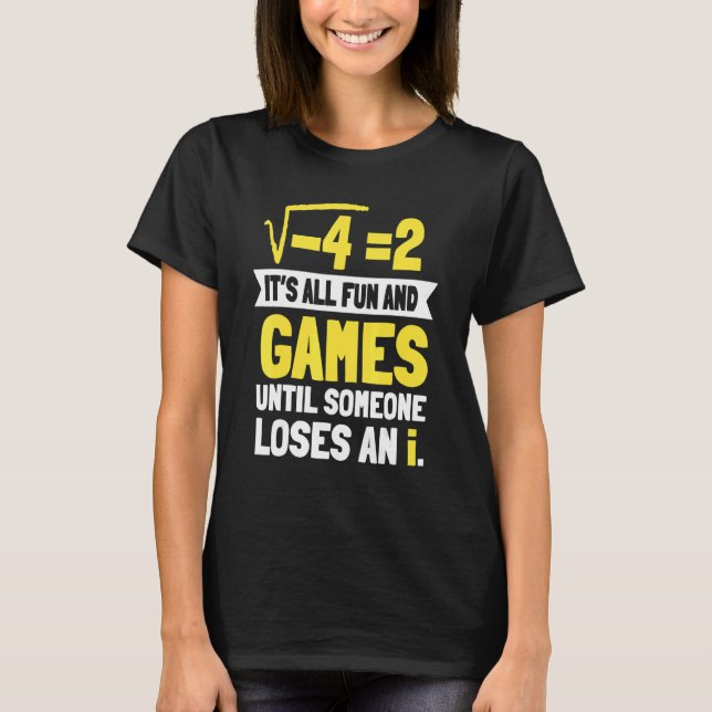 Camiseta Piada de matemática para fãs de álgebra e nerd de  (Frente)