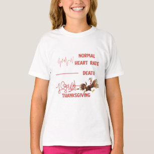 Camiseta Piada de peru de Ação de Graças.