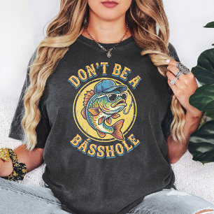 Camiseta Piada de Pesca de Robalo Não Seja um Angler Robalo
