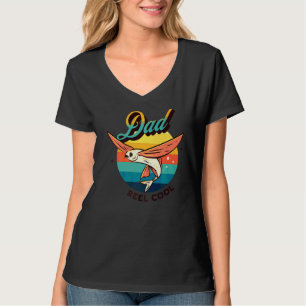 Camiseta Piada de pesca do Dia de os pais de Pai Legal da E