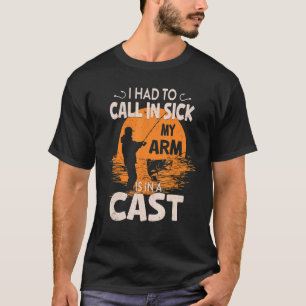 Camiseta Piada De Pesca Eu Tive Que Ligar Para Avisar Que E