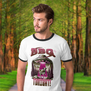 Camiseta Piada de rapto de CHURRASCO alienígena