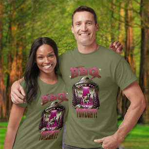 Camiseta Piada de rapto de CHURRASCO alienígena