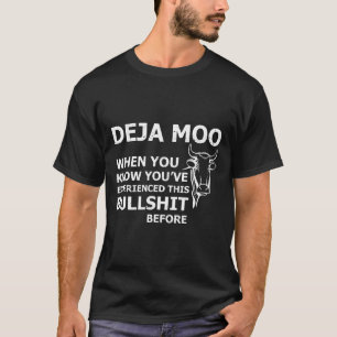 Camiseta Piada de Sarcasmo Deja Moo Para Vaca