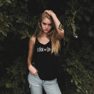 Camiseta Piada de seios: "Olha pra cima!" v2