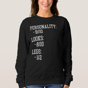 Camiseta Piada de suporte à amputação do humor na perna