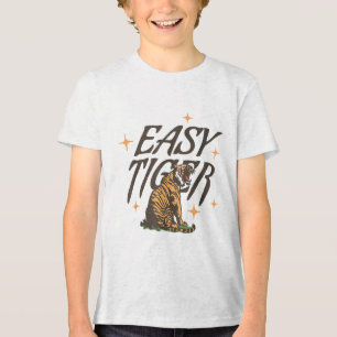 Camiseta Piada de Tigre Fácil Engraçado Sarcástico _1